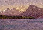 Albert Bierstadt Alaskan Coastal Range Germany oil painting artist